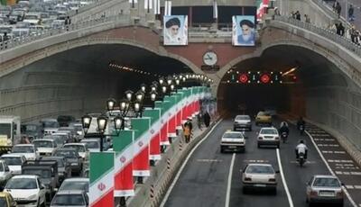 هر دو مسیر این تونل در تهران امشب مسدود است