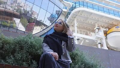 تصاویر مجری سابق تلویزیون با کشتی کروز مجلل!