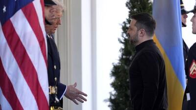 زلنسکی با ترامپ در کاخ سفید دیدار می‌کند