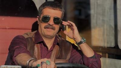 تاریخ وبگردی | ژست عاشقانه احمد مهران‌فر ارسطوی سریال «پایتخت» در کنار همسرش