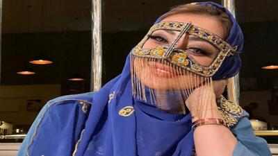 تاریخ وبگردی | سلفی جدید از میکاپ زیبای نفیسه روشن در سن ۴۲سالگی