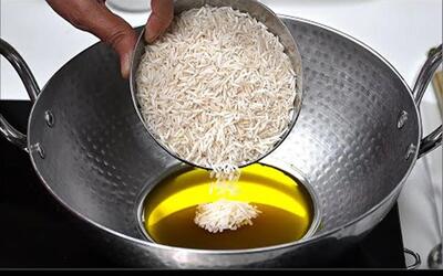 بدون خیساندن، بدون جوشاندن / طرز تهیه حلوا با ۱ پیمانه برنج خام