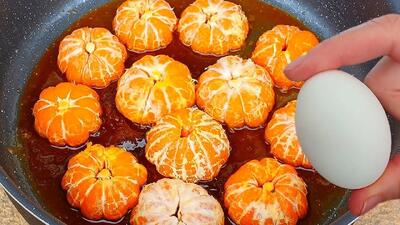کیک با نارنگی و تخم مرغ در تابه؛ راحت تر از چیزی که فکرش رو میکنی