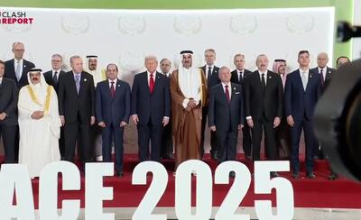 ببینید / ترامپ حین عکس یادگاری سران شرکت‌کننده در اجلاس شرم‌الشیخ: همه لبخند بزنید، ما همین حالا یک توافق بزرگ انجام دادیم