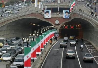 هر دو مسیر این تونل در تهران امشب مسدود است