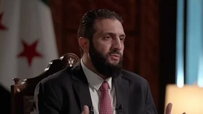احمد الشرع: سوریه را متحد، دموکراتیک و بدون جنگ می‌خواهیم