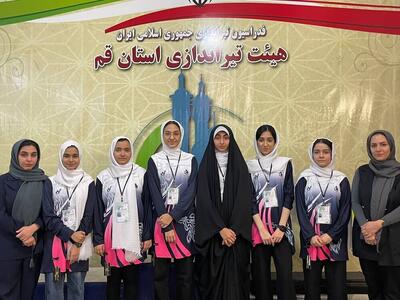 اعزام تیم تیراندازی دختران قم به المپیاد استعدادهای برتر