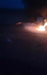 تصویری دیگر از حمله مسلحانه به خودروی مهندسان پروژه انتقال آب چابهار