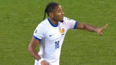  گل اول فرانسه به ایسلند (کریستوفر انکونکو)