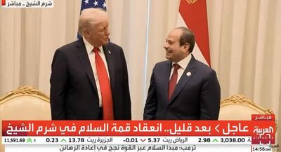  ترامپ مقابل دوربین‌ها با رئیس‌جمهور مصر دست نداد | جهان نیوز