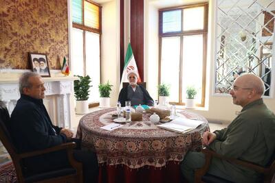 جدیدترین نشست سران قوا به میزبانی قالیباف + عکس ها