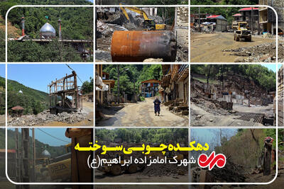 روستای امامزاده ابراهیم(ع) هنوز درگیر پیامدهای آتش‌ سوزی است