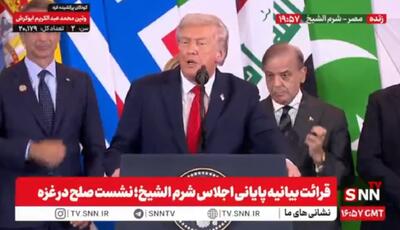 ادعای ترامپ: میلیون‌ها انسان صدایشان برای آزادی اسیران اسرائیلی بلند شد + فیلم