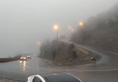 ترافیک سنگین در جاده چالوس/ تردد روان در هراز - تسنیم
