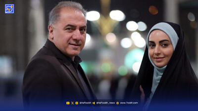  عکس| سفر در زمان؛ «دکتر توفیقی و مرضیه» در پشت صحنه سریال بچه مهندس 3؛ سال 99