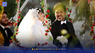  آلبوم عروسی کوروش تهامی و همسرش