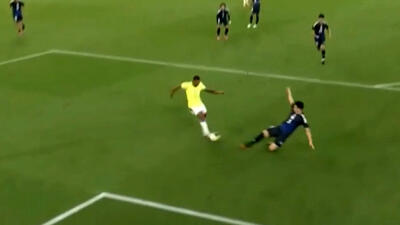  گل اول برزیل به ژاپن توسط پائولو هنریکه