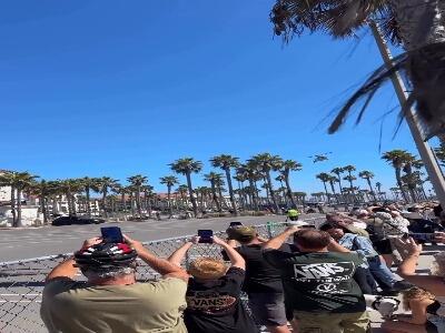  لحظه وحشتناک سقوط هلی کوپتر در کالیفرنیا