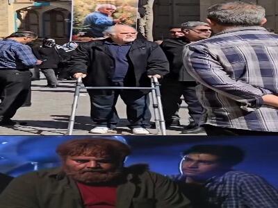  حضور دایی یونس «پس از باران» با واکر در مراسم تشییع محمد کاسبی