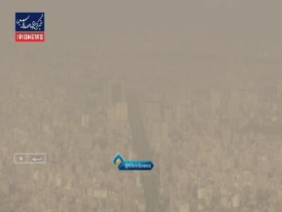  غبار و آلودگی هوای عجیب شهر مشهد