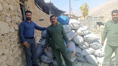 کشف ۴۰۰ کیلو زغال قاچاق در شهرستان باشت