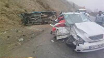  تصادف مرگبار در جاده فولادمحله به کیاسر