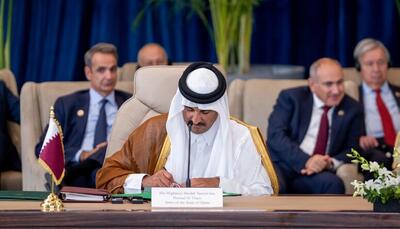  امیر قطر: نتایج نشست شرم‌الشیخ مثبت بود
