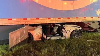  تصادف وحشتناک BMW با کامیون