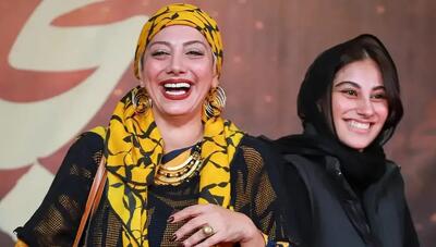 «زهرا داوودنژاد» با دخترش «یلدا» به اکران خصوصی آمد (عکس)