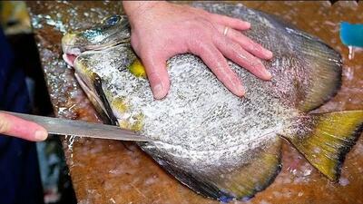  طرز پخت کتلت با خفاش ماهی در اوکیناوای ژاپن (فیلم)