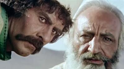  تاریخ وبگردی | عکس خسرو شکیبایی در نقش مرادبیگ پشت‌صحنه سریال روزی روزگاری