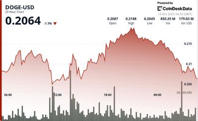  دوج‌کوین با مقاومت در ۰.۲۲ دلار روبرو می‌شود در حالی که شرکت خزانه‌داری دوج‌کوین چشم به عرضه عمومی دارد