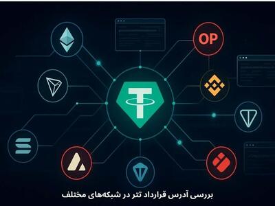 نحوه بررسی آدرس قرارداد تتر (USDT) در شبکه‌های مختلف
