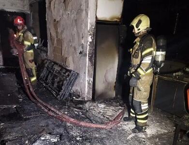  آتش‌سوزی یک منزل مسکونی در غرب تهران؛ ۷ نفر مصدوم شدند