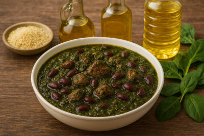  پخت قورمه‌ سبزی با روغن زیتون اصل، روغن کنجد یا روغن پخت‌وپز؟