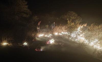  ۶۰ هکتار از مراتع آخرداغ بجنورد طعمه آتش شد