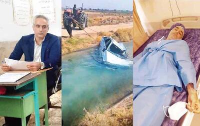  پهلوانی آقامعلم در کانال آب