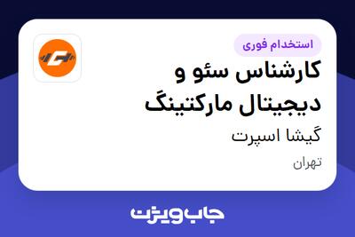  استخدام کارشناس سئو و دیجیتال مارکتینگ در گیشا اسپرت