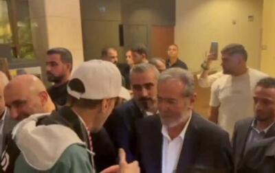  فیلم/ استقبال سران جنبش‌های مقاومت از آزادگان فلسطینی