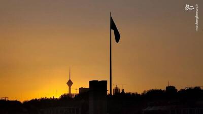  عکس/ نمایی زیبا از غروب تهران