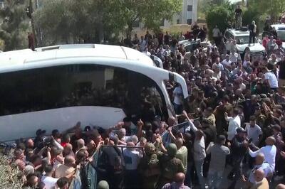  ورود ۱۵۴ اسیر فلسطینی آزاد شده به مصر