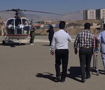  پرواز اورژانس هوایی در کردستان؛ نجات جان مادر باردار دوقلو