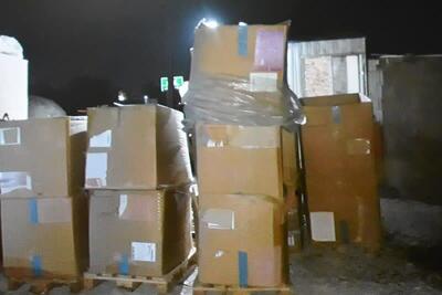  کشف محموله ۱۸۷ هزار بسته توتون قاچاق در بازارچه پرویزخان