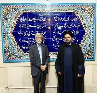 دیدار رایزن فرهنگی جدید ایران در لبنان با رئیس بنیاد سعدی