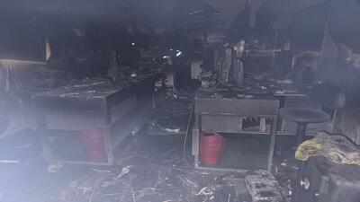  مهار آتش‌سوزی در مغازه و بخش اداری خیابان سعدی / نجات ۸۵ نفر از هتل مجاور