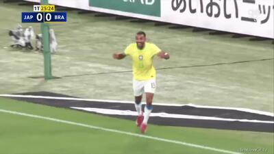 ویدیو: گل اول برزیل به ژاپن توسط پائولو هنریکه - پارس فوتبال