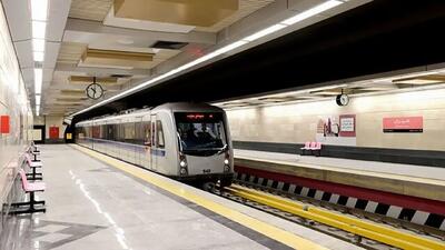 اختلال موقت در خط ۴ مترو تهران با مدیریت بحران برطرف شد