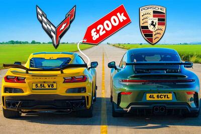 درگ کوروت Z06 و پورشه 911 GT3، نبرد جذاب تنفس طبیعی - پدال