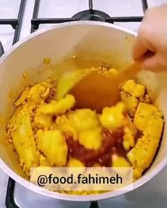  دقیق ترین دستور پخت قیمه با مرغ مجلسی + فیلم