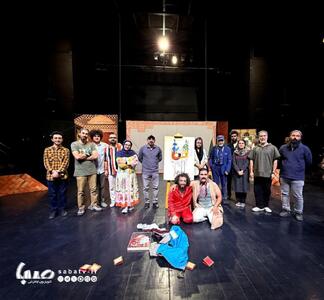 رضا بابک و آزیتا حاجیان به تماشای ««اُطربمو» نشستند | مجموعه رسانه ای صبا